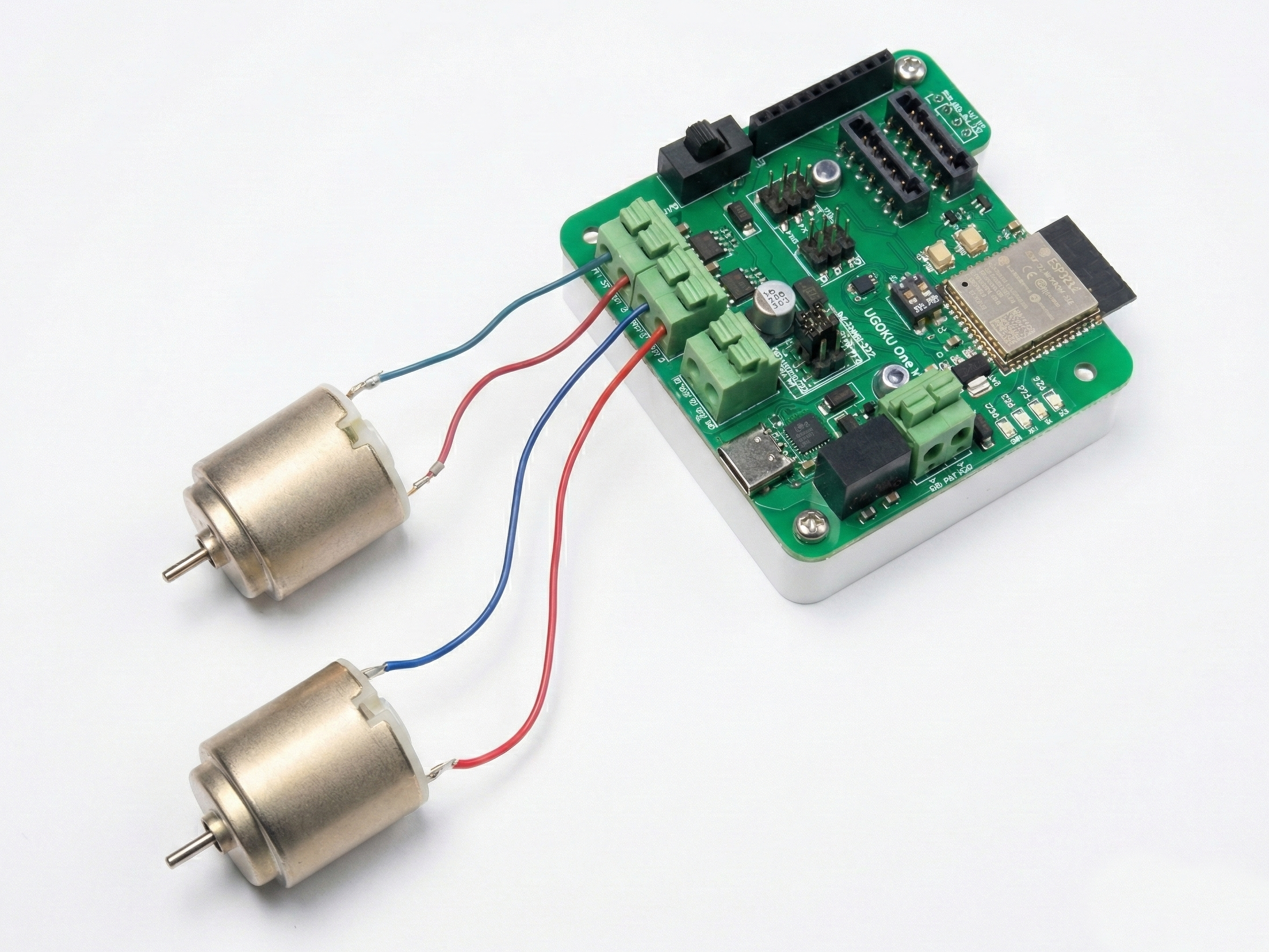 DCモータ出力端子図